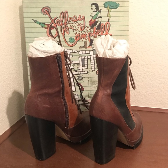 EUC Jeffrey Campbell ‘Boom’ Leather Boots / Size 7.5 - Picture 5 of 10